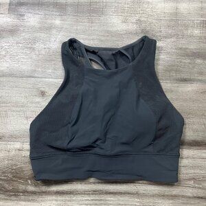 Lululemon Athletic Set Challenger Racerback Sports Bra Graphite Grey Size 10
